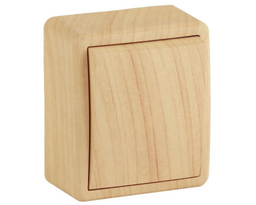 Выключатель  UNIVersal ОЛИМП СОСНА 10А 220В открытая установка