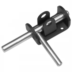 Засов дверной воротный "Домарт" (90) 180мм чёрный