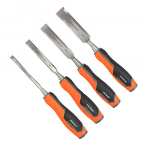 Набор стамесок PATRIOT CHP-S4, CrV, 4 шт:  6, 12, 19, 25мм