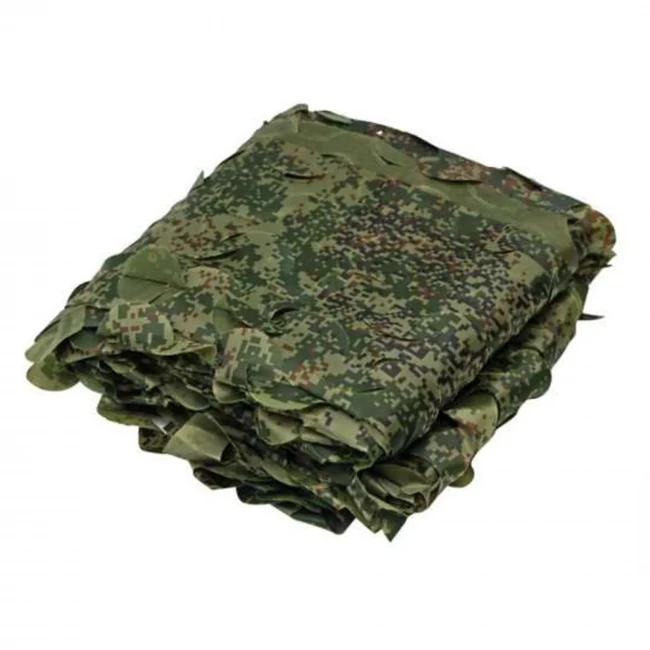 Сеть Маскировочная Камуфляж Россия 2*6м зеленый/темно-зеленый 