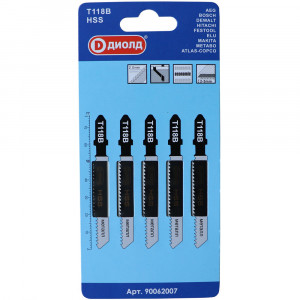  Пилки для лобзика Диолд Т118B