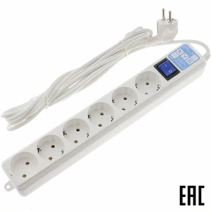 Сетевой фильтр ПВС белый PowerCube 