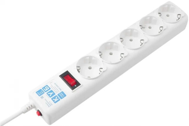 Сетевой фильтр ПВС белый PowerCube 