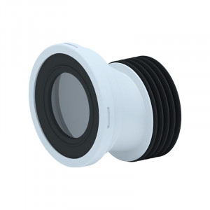 Манжета для унитаза эксцентрическая жесткая Ø110мм со смещением 20мм АНИ Пласт