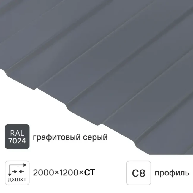 Профлист С-8 1150/1200