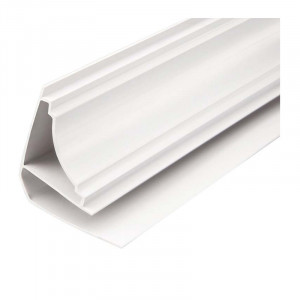 Плинтус ПВХ потолочный белый 3м
