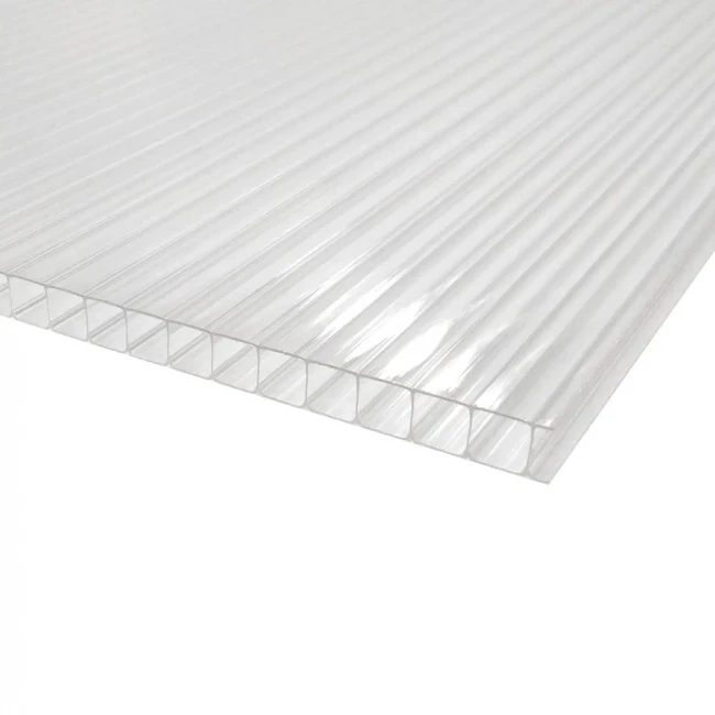 Поликарбонат сотовый прозрачный 6 мм 