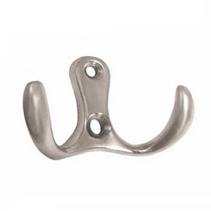 Крючок 2-рожковый сатин