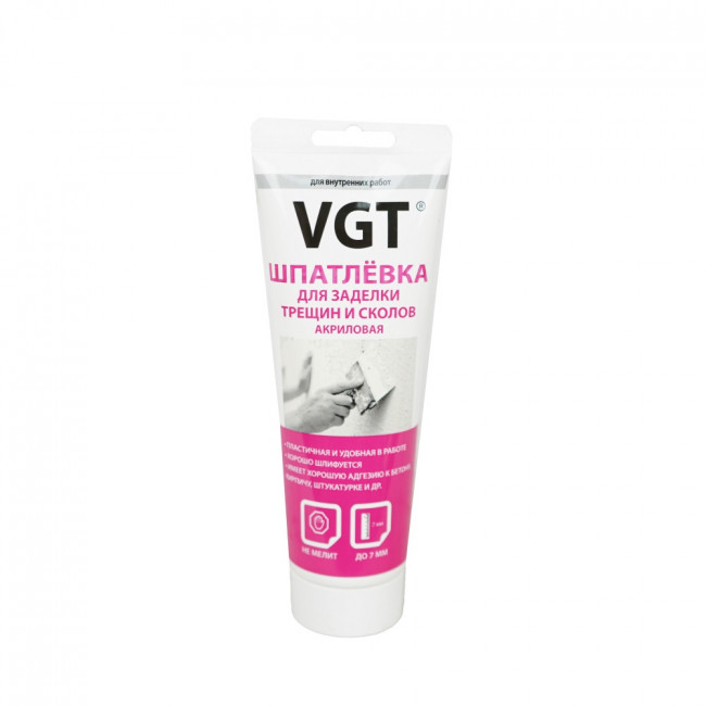 Шпаклевка готовая для вн/нар работ для заделки швов/сколов ВГТ  