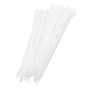 Хомут-стяжка белый 100шт.