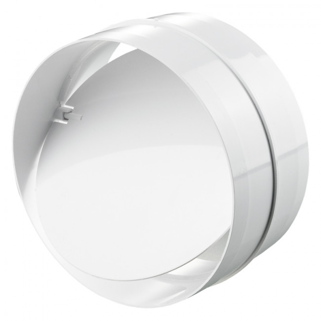 Соединитель для круглых каналов  Ø100 с обратным клапаном Эвент