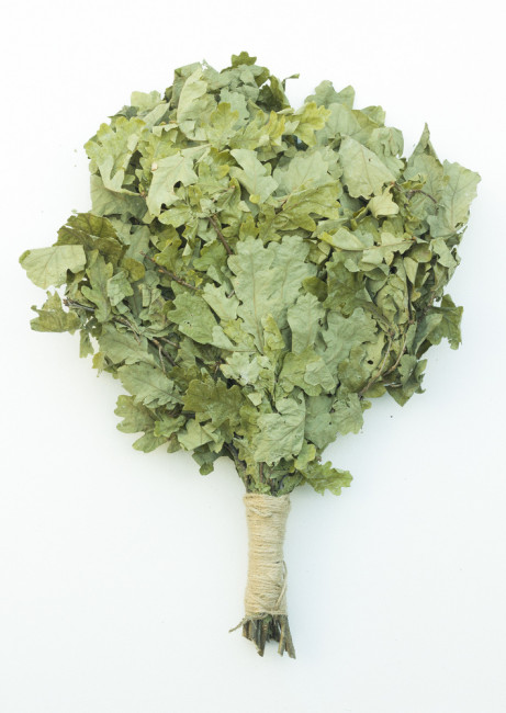 Веник для бани Дубовый маленький с ручкой