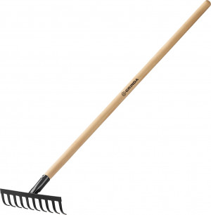 Грабли 10 прямых зубцов садовые GRINDA 