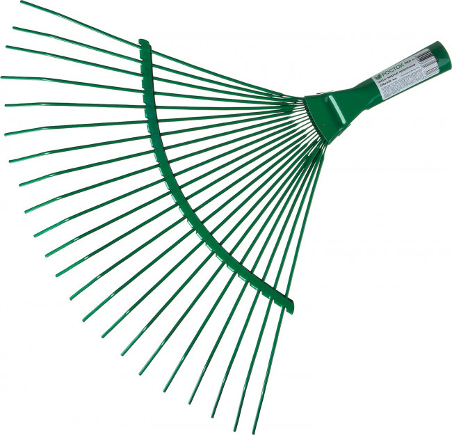 Грабли веерные, проволочные металлические 375 х 430 мм, без черенка  РОСТОК