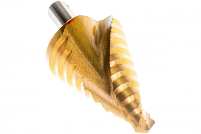 Сверло ступенчатое, 9-12-15-18-2-24-27-30-33-36мм, HSS, спирал. проф.трёхгр.хвостовик  Matrix