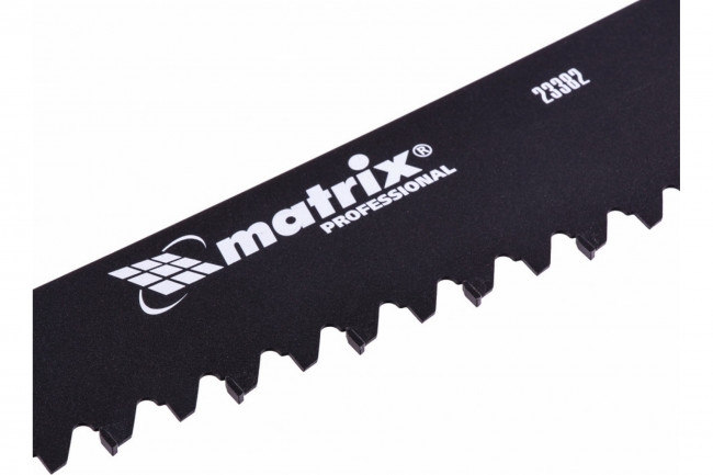 Ножовка по пенобетону защитное покрытие твердосплавные напайки на зубья, 2-х комп. рук-ка Matrix
