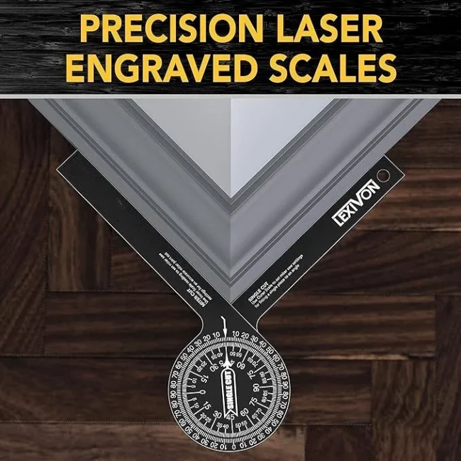 Угломер 185мм х 63мм, Алюминий