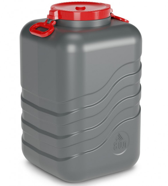 Канистра-бочка с навес ручками Волна-Эконом 
