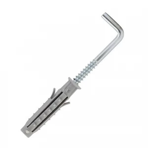 Дюбель пластмассовый с прямым крюком 