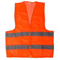 Жилет сигнальный и наушники